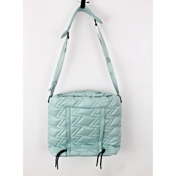 Gymshark Women Tote Premium Collection Yoga Quilted Frost Teal Size 12.5x13x5.3 - Picture 5 of 13